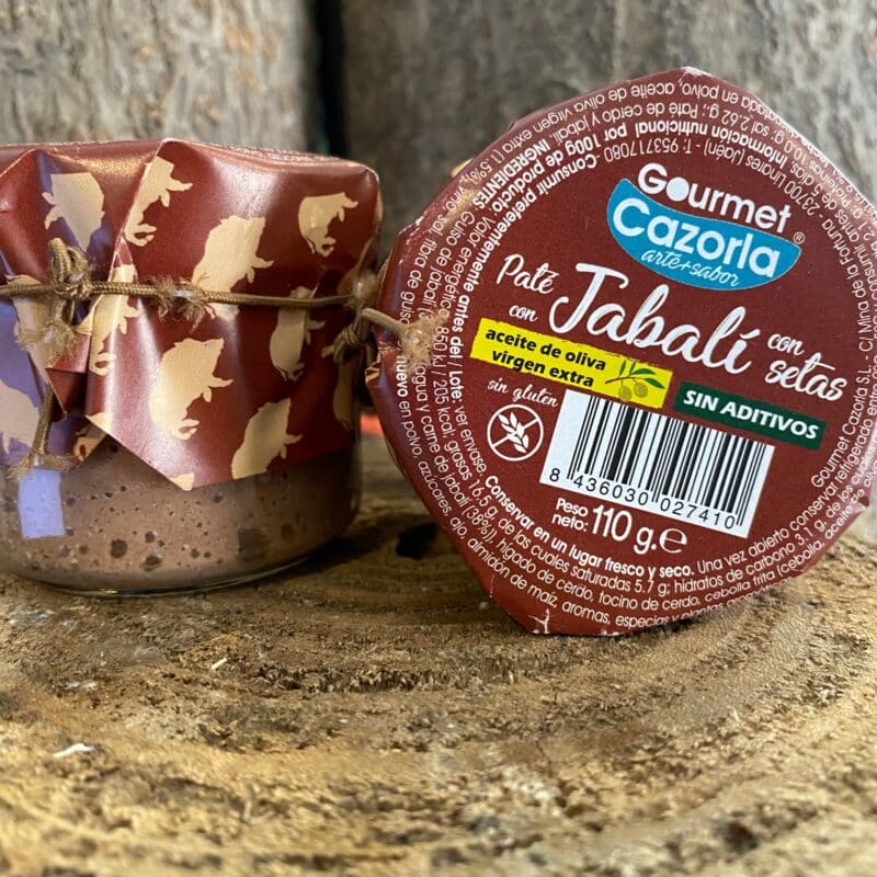 Paté de Jabalí con Setas